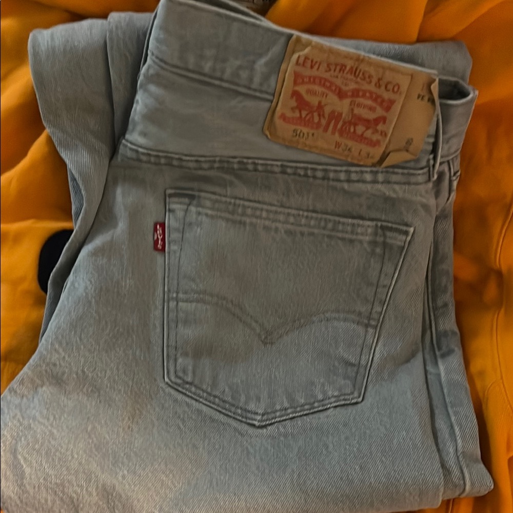 Levi's Sky Blue Denim Jeans